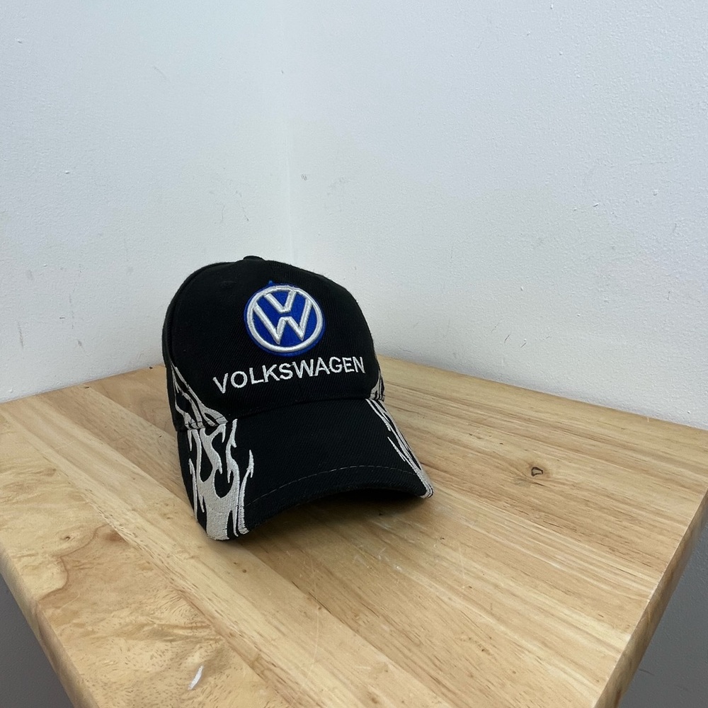 Volkswagen Black Cap with Flame Design‎